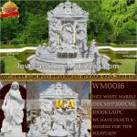 Excellent quality best white marble stone garden fountain WM0016 WM0016 stone garden fountain