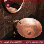 Exquisite workmanship high quality oem handmade useful copper sink SP-60Y