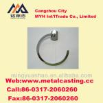 fabricated high quality stainless steel bathroom accessory /towel ring OEM