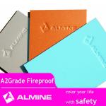 facade materials aluminum A2 grade fireproof acp construction material A2