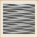 factory waves decorate wall panels 3D three-dimensional decorate acoustic panels