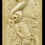 Fake Sandstone relief - Western style Fairy relief wall sculpture S2102