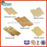 Far infrared sauna room use sauna solid wood cedar, hemlock, spruce, abachi sauna wood SCB