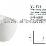 fashion ceramic bathroom wall hung bidet YL-F36