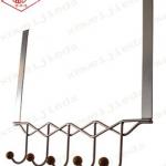 Fashion metal wall door mounted hat and coat hook WJD-513