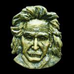 Fiberglass relief - Einstein wall sculpture S2195