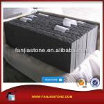 flamed and brushed mongolia black basalt FAN-L-MONGOLIA BLACK SLAB 007