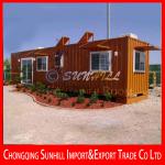 Flat Packed Container Hotel with Fashionable Design and Cheap Price 20GP/40GP/40HC