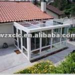 flat roof luxry look winter garden sun house DBS-GH-688