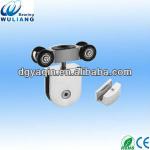 four wheels nylon hanging roller door shower for sliding glass door