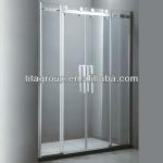 Frameless sliding bathroom glass shower door TS19P