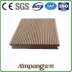 Free Maintenance WPC Tile Solid Wood Plastic Composite Decking 150*32mm