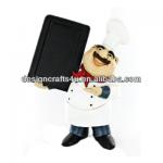 French Fat Chef with Chalk Board for Restaurant Menu AA1049