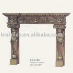 French fireplace,mantel,hand carved and solid wood furniture B2042