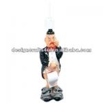 Funny Butler Figurine Decorative Toilet Tissue Holder L0460