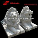 G633 granite stone lion sculpture Lion pair