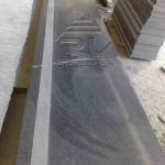 G654 dark grey granite stair tread stair tread