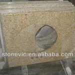 G682 Yellow Granite Countertop Kitchen Top Bathroom Vanity Top Flat Edge Polished CG054