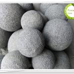 G684 black basalt bushhammered ball