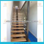 galvanized iron beam stair with timber tread WS-S6004