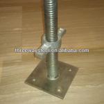 galvanized Scaffolding pipe fittings GI adjustable Jack Base 48.3