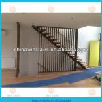 galvanized wrought iron single beam indoor stair WS-S6001