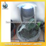 Garden black granit fountains with light HBFB-45