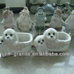 Garden Dress Stone Statue in Animal Shape Acarv12