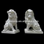 Garden Natural Marble Lion Animal Statue-CHY-AN163 CHY-AN163