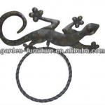 gecko design Decorative cast iron towel ring XY11144