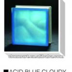 glass block 0015-BLUE