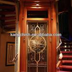 glass door luxury home elevator