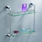 glass shelf with stainless steel rape/ batheoom shelves/ stock shelves BN-8914