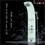 GLS-1203 modern shower panel/faucet panel/toughened glass massage shower set GLS-1203