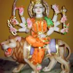 Goddess Durga Marble Statue 1012