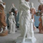 Goddess Polished Pure White Marble Status Goddess Polished Pure White Marble Status