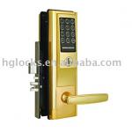 Gold electronic digital handle locks for password or code HG506ZC-GP