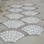 Granite Paving Stone,Cobble Stone,Paver Stone with Meshed Back for Driveway PVS