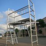 GS certificated Foldable moving aluminum scaffolding FMP1.8