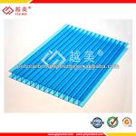 Guangzhou Grade A Double wall polycarbonate hollow sheet with UV Protection YM-PC-1682