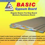 Gypsum board 01