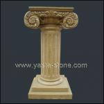 Hand carved marble and granite stone column Yasta Stone