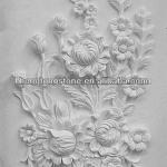 Hand Carved Marble Flower Relief HT-J-FD004