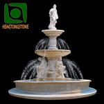 Hand Carved Marble Garden Water Fountain HT-H-PQ0123 (marble fountain)