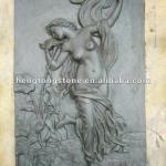 Hand Carved Natural Stone Relief Of Naked Figure Statue HT-H-FD012