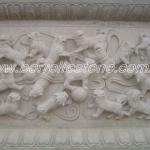 Handmade China White Marble Relief Stone Relievo