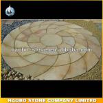 Haobo Hot Sale Cheap Natural Stone Yellow Sandstone Flagstone HBSL-01-sandstone flagstone