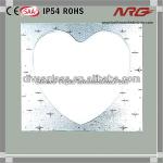 Heart shape craft mirror NRG1619