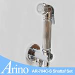 Heavy Brass Auto Stop Valve Hand Held Bidet AR-704C-S