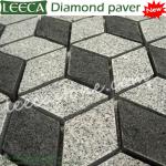 Hexagon patio grey wholesale paving stones LEECA paving stone